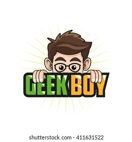 Geek design, identity concept, vector illustration
