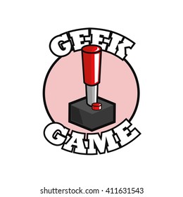 Geek design, identity concept, vector illustration