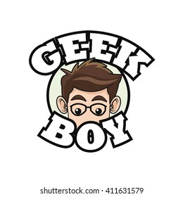 Geek design, identity concept, vector illustration