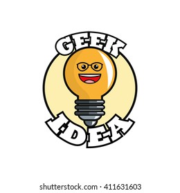 Geek design, identity concept, vector illustration