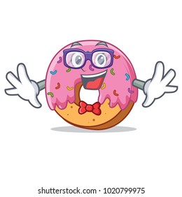 Geek Donut character cartoon style