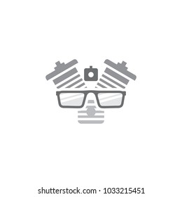 Geek Engine Logo icon Design