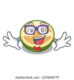 Geek faijoa fruit juice on character glass