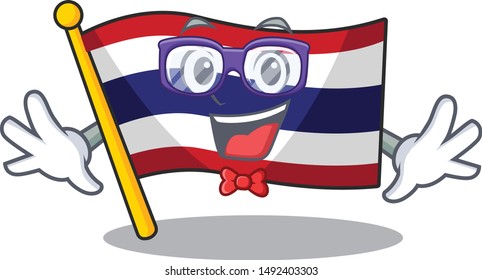 Geek flag thailand isolated with the character
