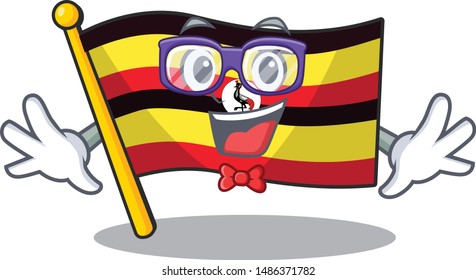 Geek flag uganda in the mascot shape