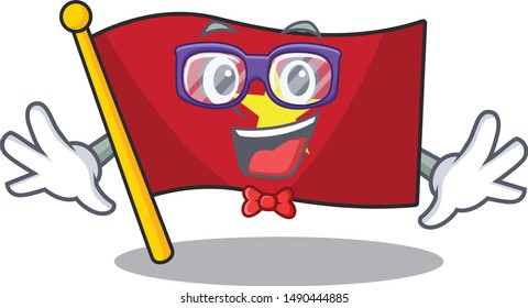 Geek flag vietnam isolated with the character
