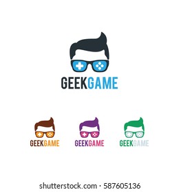 Geek Games Logo-Vektorgrafik