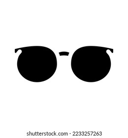 geek glasses frame glyph icon vector. geek glasses frame sign. isolated symbol illustration