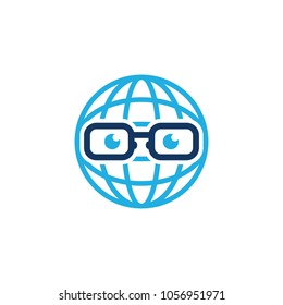 Geek Globe Logo Icon Design