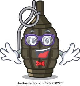 Geek grenade in the a mascot shape