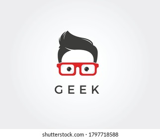 Geek Infinity logo vector template, Creative Geek logo design concept