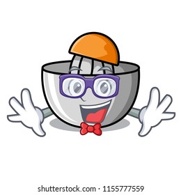 Geek juicer character cartoon style