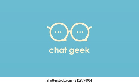 Geek Logo Design Concept Vector. Geek Logo Template in Flat Color Design Style