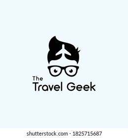 geek logo design vector illustration