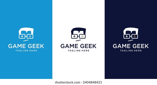 Geek Logo design vector template
