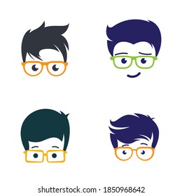 Geek logo images illustration design