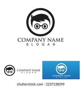 LOGOTIPO DE GEEK Y VECTOR DE SÍMBOLOS