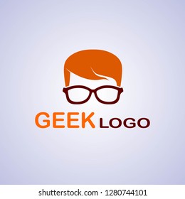 geek logo vector