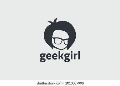 Nerd Girl with Gadget, Vectors