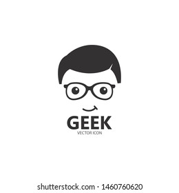 Geek Logo,Vector Logo template design 