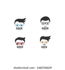 Geek Logo,Vector Logo template design 