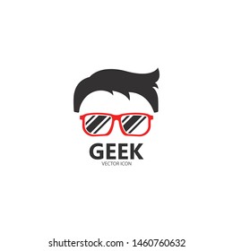 Geek Logo,Vector Logo template design 