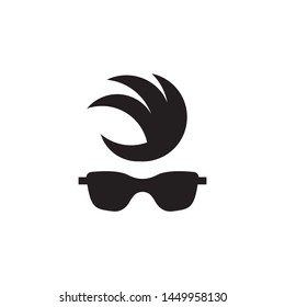 Geek man vector icon design
