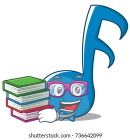 Geek Music Note Character Cartoon
