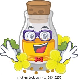 Geek mustard oil isolated with the character