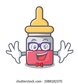 Geek nassal drop character cartoon