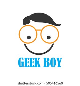 Geek and nerd logo