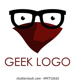 Geek, Nerd, Smart logo design