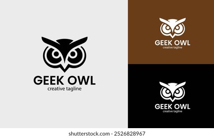 Modelo vetorial totalmente editável do logotipo da coruja grega