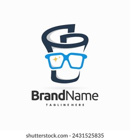 geek paper logo, paper geek logo
