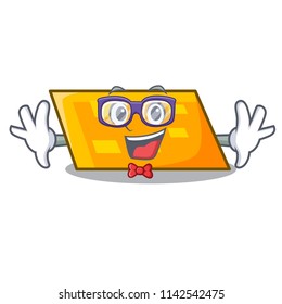 Geek parallelogram character cartoon style