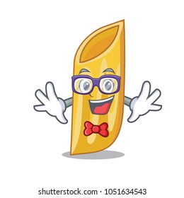 Geek penne pasta character cartoon