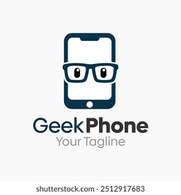 Geek Phone Logo Design Template. Good for Business, Agency, Community and Organization