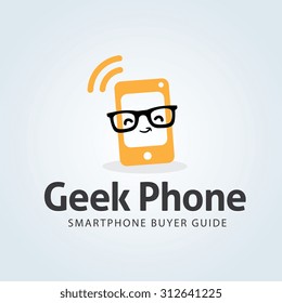 Geek Phone Logo template