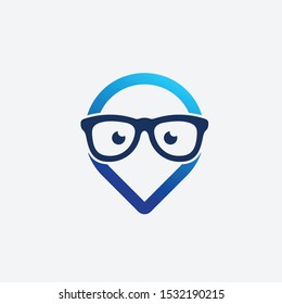 Geek Pin location concept template