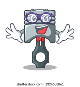 Geek piston character in a the box