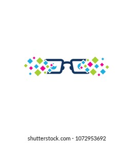 Geek Pixel logo Icon Design
