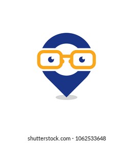 Geek Position Logo Icon Design