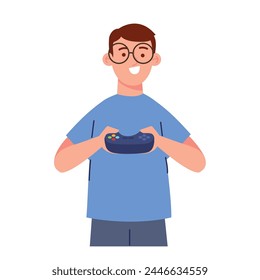 geek pride day boy illustration