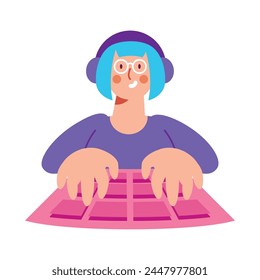 geek pride day technoloogy illustration