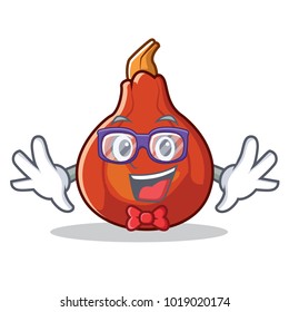 Geek red kuri squash character cartoon