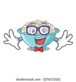 Geek rice bowl character cartoon