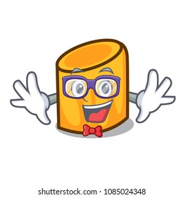 Geek rigatoni character cartoon style