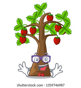 Geek strawberry tree in the mascot pots