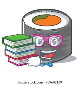 Geek sushi cartoon character style