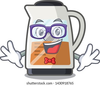 Geek tea maker in the cartoon shape